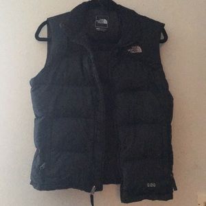 Black North Face Vest
